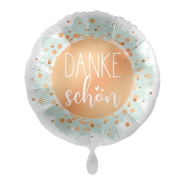 Folienballon, Danke schön, gold