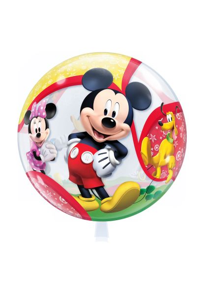 Bubble Ballon mit Mickey Mouse zum Geburtstag oder als Geburtstagsdekoration