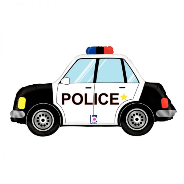 Folienballon Polizeiauto mit der Aufschrift Police