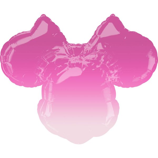 Folienballon XXL  Minnie Mouse pink ohne Gesicht perfekt zum Personalisieren