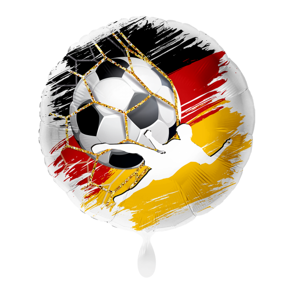Folienballon Fussball Deutschland 45 cm
