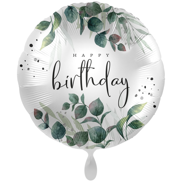 Folienballon Rundballon Happy Birthday 71 cm