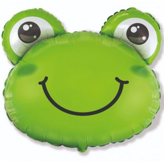 Folienballon Frosch grün XL