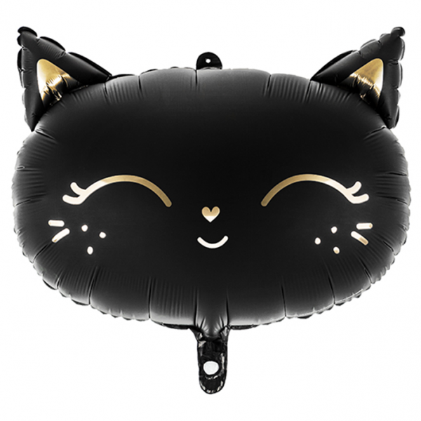 Folienballon Katze schwarz 48 cm